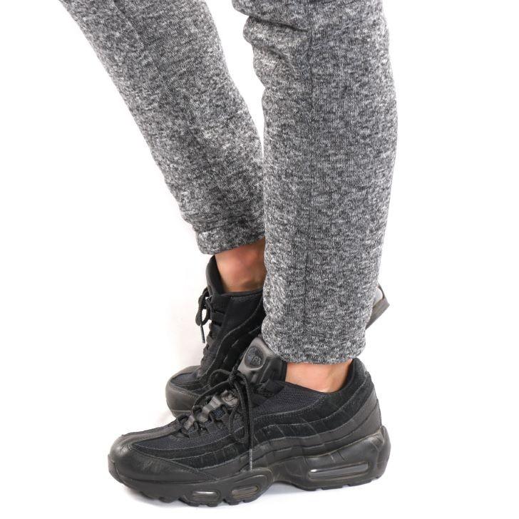 フリースパンツ メンズ 裏起毛 ニットフリース スキニー スリム 無地