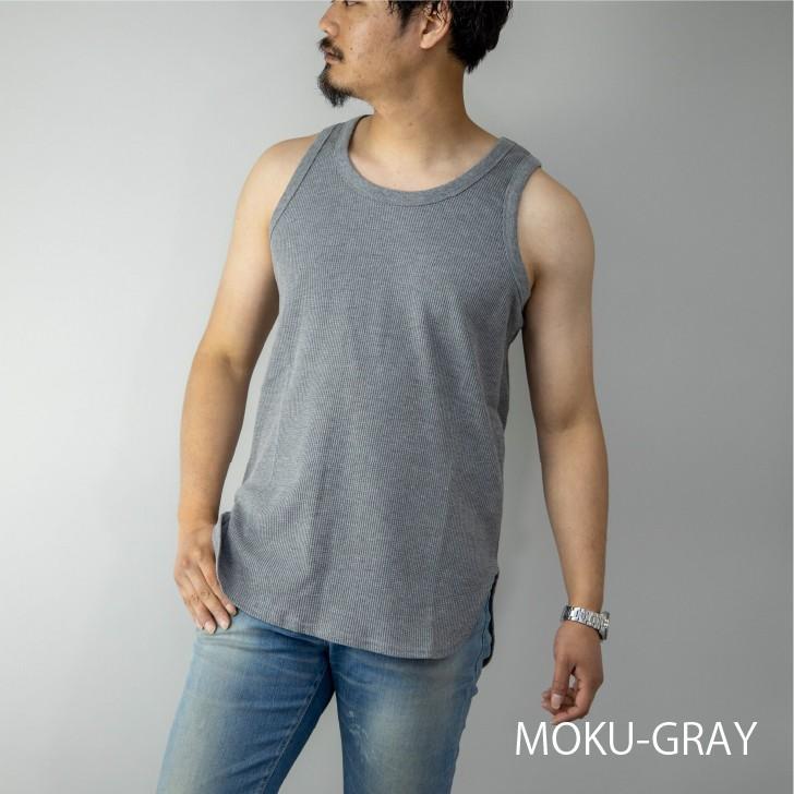 タンクトップ メンズ ロング丈 サーマル ワッフル ビッグシルエット オーバーサイズ ノースリーブ ロングタンクトップ ビッグタンクトップ インナー レイヤード 19 オトカジ 通販 Yahoo ショッピング