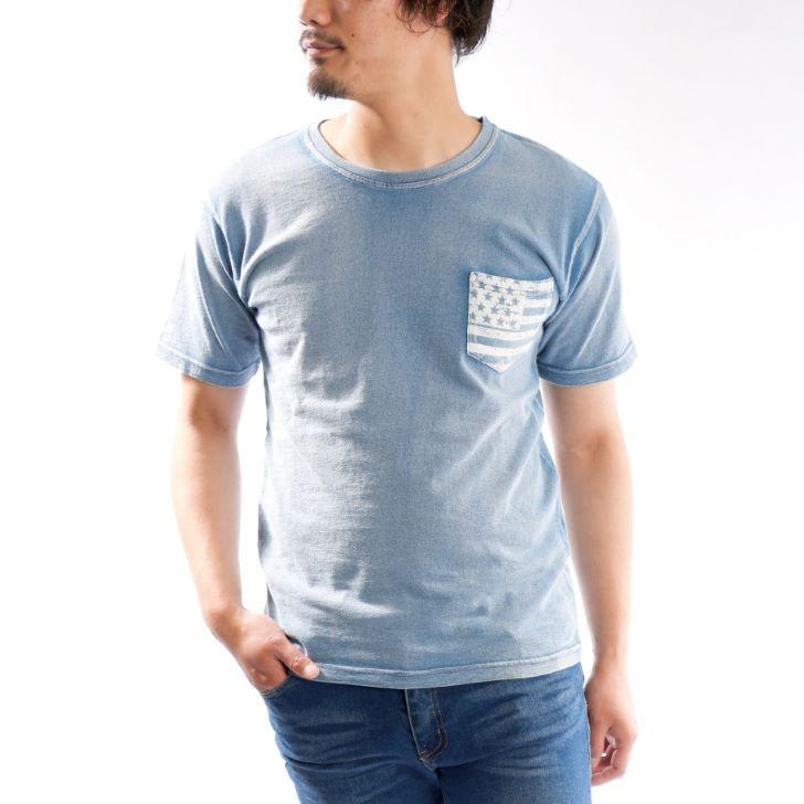 半袖tシャツ メンズ クルーネック 星条旗 国旗 プリント ポケット付き 胸ポケット 無地 紺 青 春 夏 ポケt メンズtシャツ カットソー お洒落 カジュアル サーフ 19 オトカジ 通販 Yahoo ショッピング
