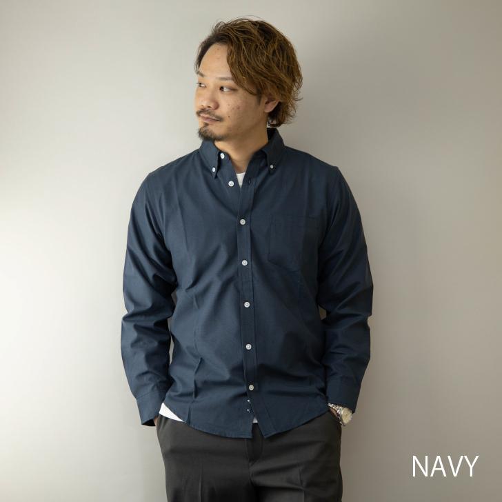長袖シャツ メンズ オックスフォード ボタンダウン 白 ホワイト 紺 サックス ピンク カジュアルシャツ 白シャツ ワイシャツ メンズシャツ ビジネスシャツ 19 オトカジ 通販 Yahoo ショッピング