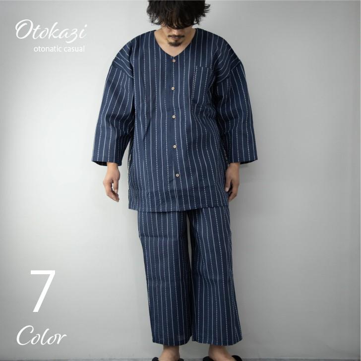 パジャマ メンズ 大きいサイズ 上下セット しじら織り 部屋着 寝間着 ルームウェア リラクシングウェア プレゼント ギフト 父の日 花火大会 夏祭り 3l 4l 5l 19 オトカジ 通販 Yahoo ショッピング