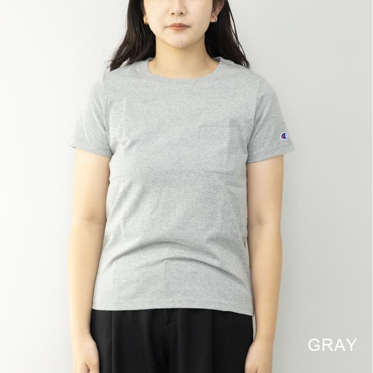 チャンピオン Tシャツ レディース 半袖 クルーネック ワンポイント 黒 白 グレイ カーキ 青 ピンク 半袖tシャツ シンプル カジュアル Cw M321 春 夏 服 ブランド 19 554 オトカジ 通販 Yahoo ショッピング