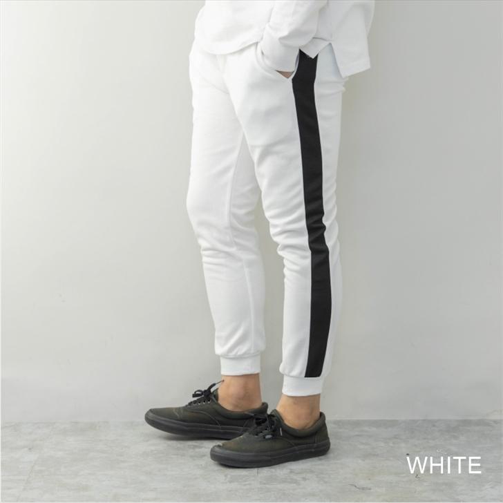 スウェットパンツ メンズ サイドライン ポンチ スキニー 黒 グレイ 赤 杢 スウェット スエット ジョガーパンツ イージーパンツ サイドラインパンツ スポーティー 21 オトカジ 通販 Yahoo ショッピング