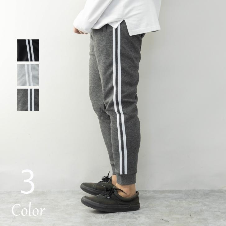 スウェットパンツ メンズ ポンチ サイドライン スエット イージーパンツ ジョガーパンツ ルームウェア パジャマ ワンマイルウェア