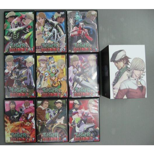 TIGER&BUNNY  全9巻セット BOX付　（中古アニメDVD）｜otokichi