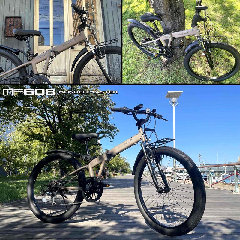 MYPALLAS 自転車 セミファットバイク 26インチ シマノ 6段変速