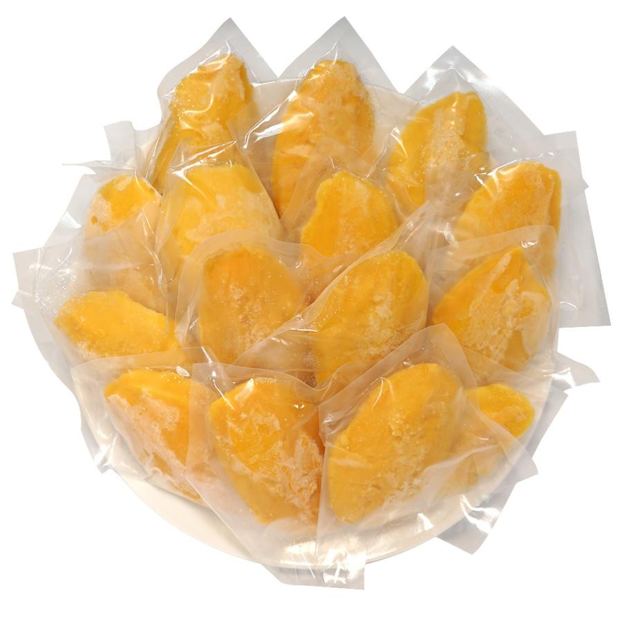 マンゴー ハーフカット 冷凍マンゴー 1Kg ベトナム産 カッチュー種 個包装 冷凍 mango｜otokonodaidokoro｜03
