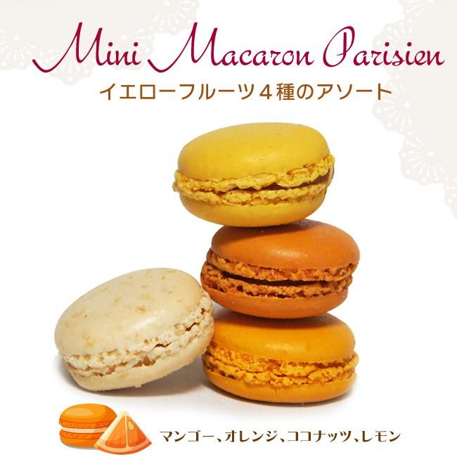 スイーツ 手作りマカロン イエロー系４色 フランス産 12個 ココナッツ マンゴー レモン オレンジ Ca Tp 33 006 男の台所 通販 Yahoo ショッピング