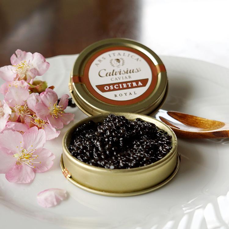 キャビア イタリア産 オシェトラ ロイヤル フレッシュ 50g 缶入り