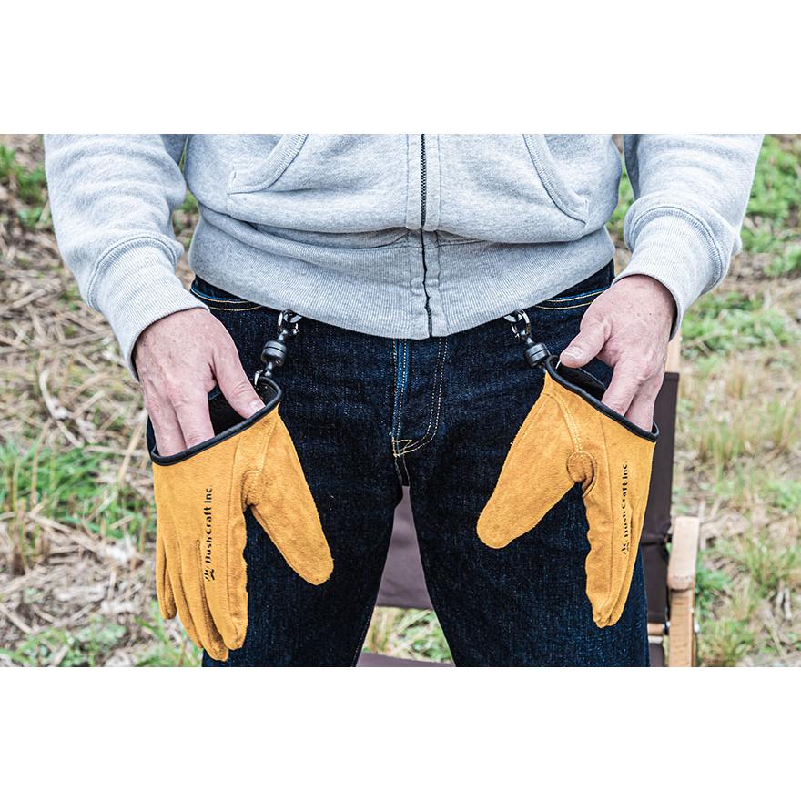 Bush craft キャンプ 焚き火 グローブ 手袋 作業 本革 クイック Bush craft キャンプ 焚き火 グローブ 手袋 作業 本革 クイック