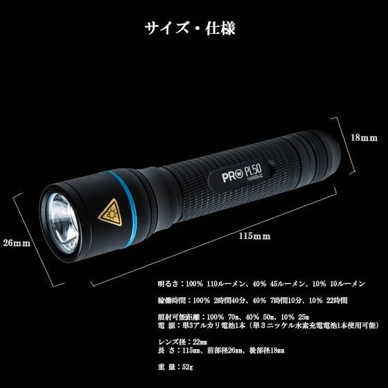 Walther Pro ワルサープロ Led フラッシュライト 懐中電灯 携帯ライト 最強 防水 1ルーメン 強力 おすすめ Pl50 アウトドア キャンプ 登山 釣り 防災グッズ Wal Pl50 1 男のこだわりshop 通販 Yahoo ショッピング