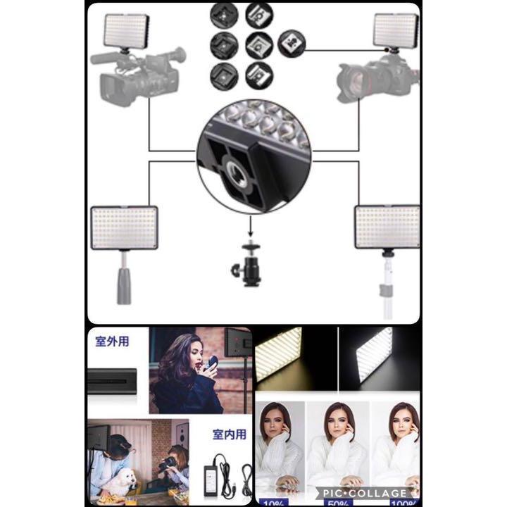 【プロフェッショナル仕様の本格的な超豪華フルセット！★プロ級のスタジオ撮影を簡単手軽にご自宅で♪】撮影用ビデオライトフルセット｜otoku-select｜08