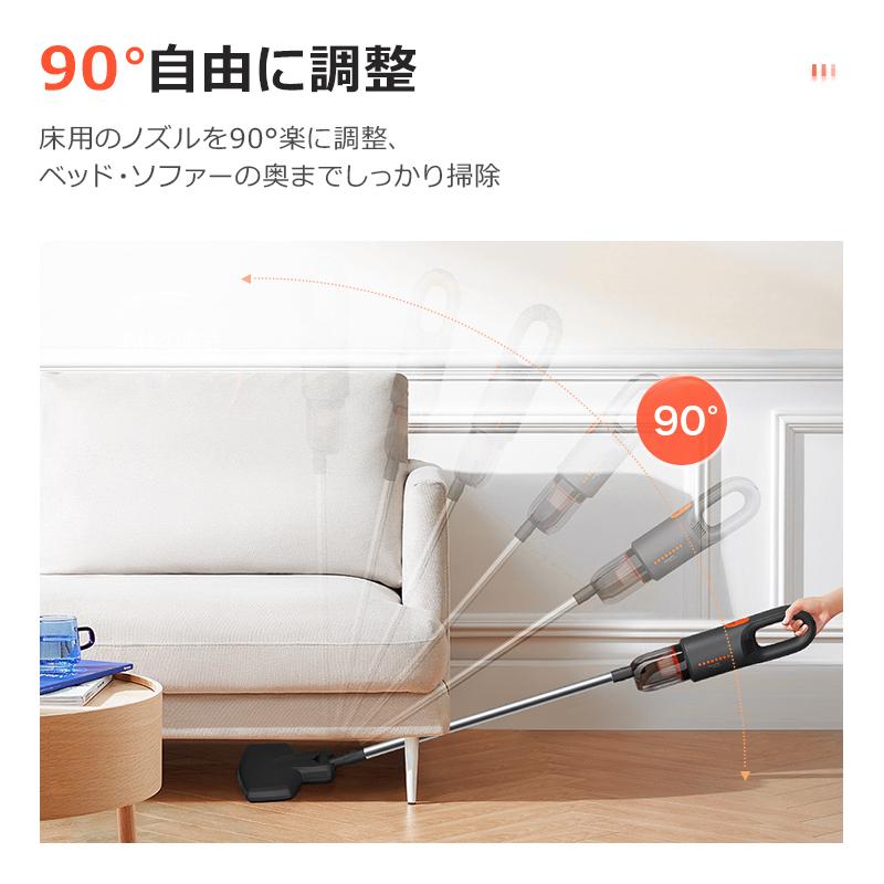 掃除機 コードレス ハンディ 8000pa 強力吸引 USB充電 2000mAh