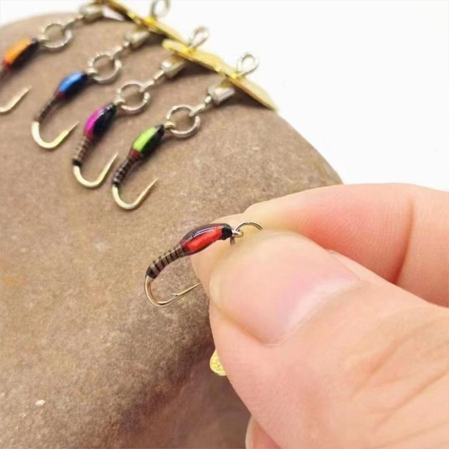 スピアヘッドスピナー メタルブレードニンフフライ【5個セットサイズ