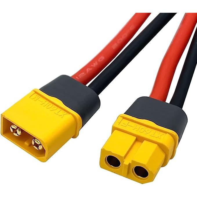 10m 12AWG FLY RC XT60 XT60h （オス.メス）延長コード 太陽光パネル