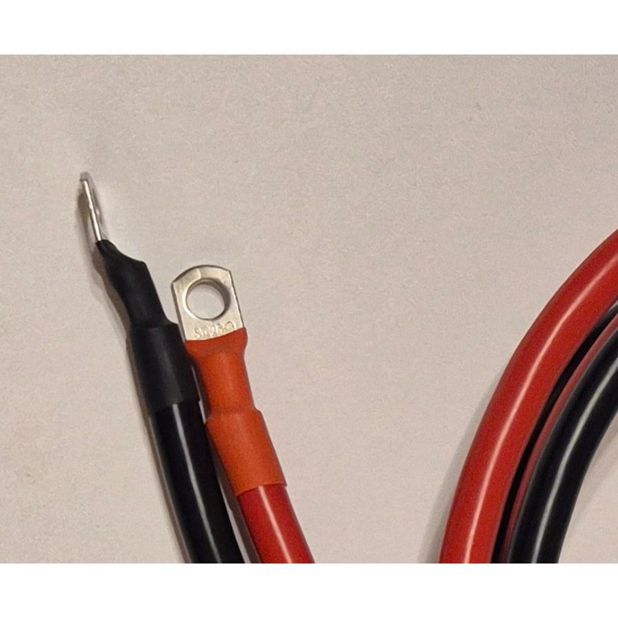 KIV 22SQ 赤黒合計2本 5m バッテリーインバーター接続ケーブル 4AWG