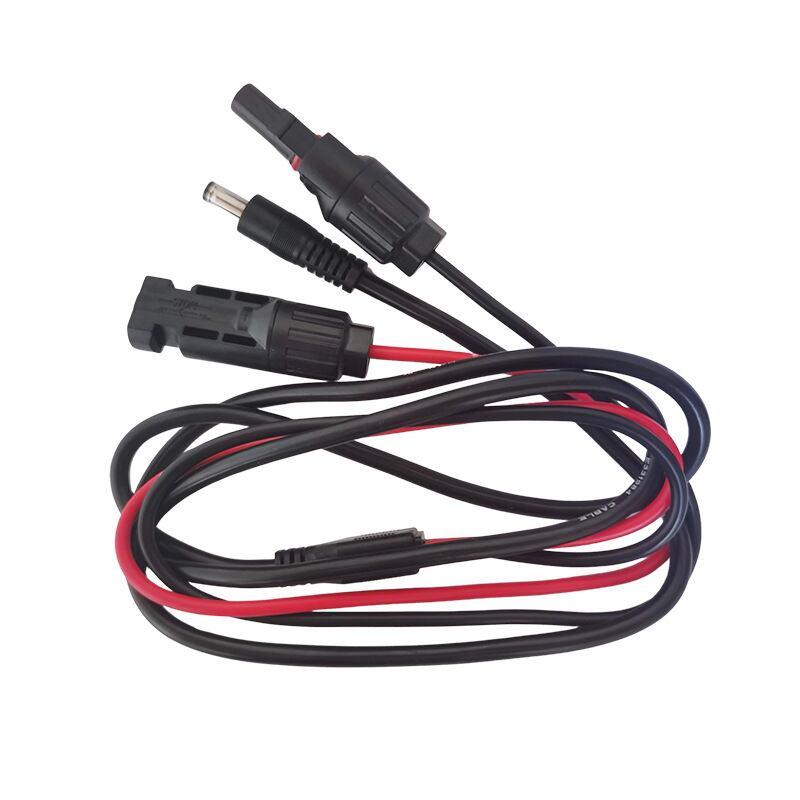 150cm ソーラーケーブルMC4toDC5521（DC7909アダプター付） 太陽光