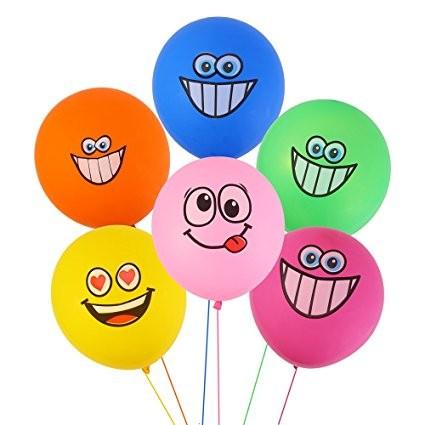 カラフル風船 12インチ 顔風船 カラフルバルーン 約100個セット いろんなかわいい顔が付いています 0k T1y4 X7om オトクラシyahoo 店 通販 Yahoo ショッピング