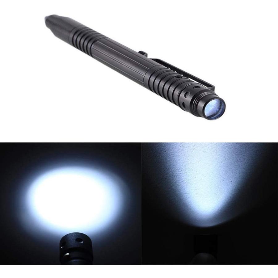 高品質 4in1タクティカルペン LEDライト付き 超小型懐中電灯 多機能 ボールペン ガラスブレイカー｜otokurasi｜05