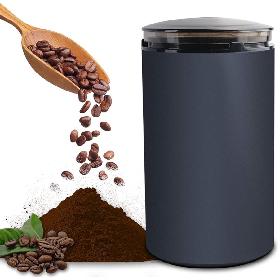 電動コーヒーミル コーヒーグラインダー ミルミキサー 粉末 コーヒー豆 ひき機 水洗い可能 豆挽き 緑茶 山椒 お米 調味料 穀物を挽く
