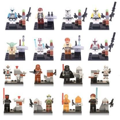 レゴ互換 Starwars スターウォーズ ミニフィギュア 16体セット S0 E66d Aqng オトクラシyahoo 店 通販 Yahoo ショッピング