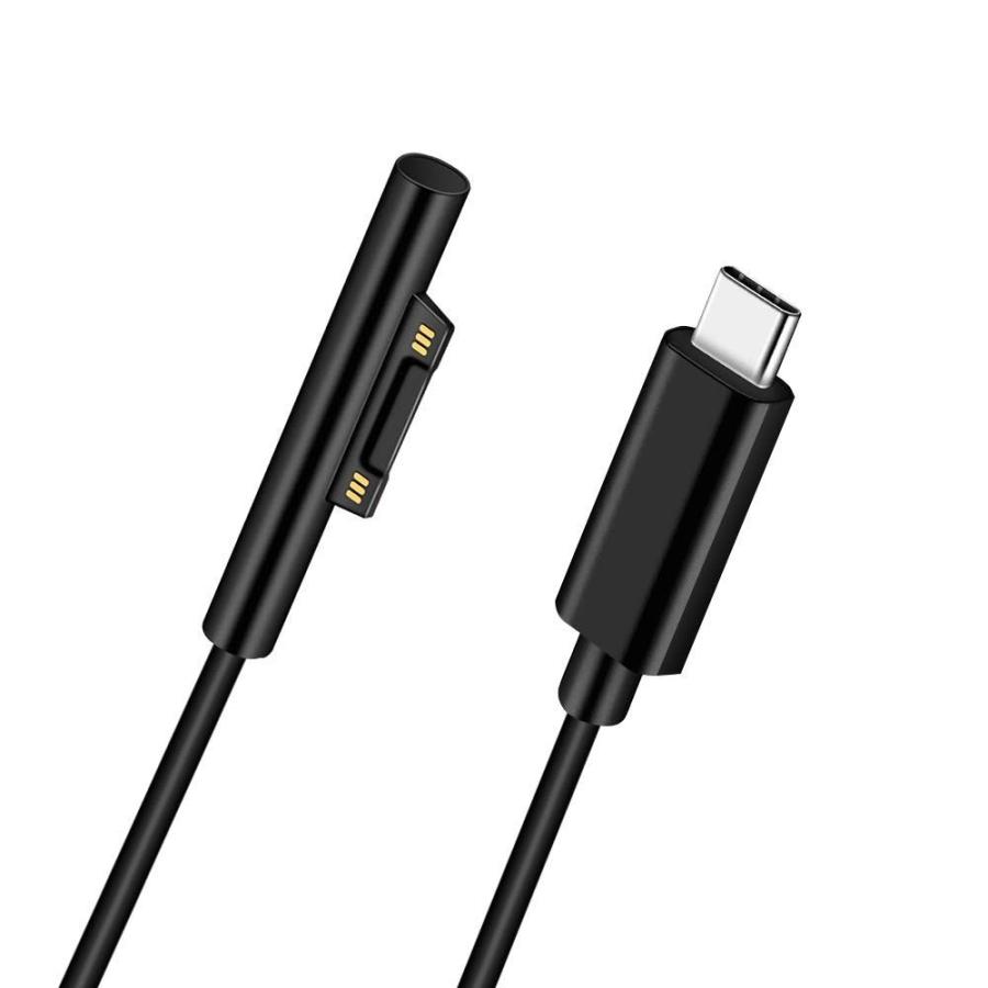 Surface Pro USB-C 充電ケーブル 15V PD充電対応 type C｜otokurasi