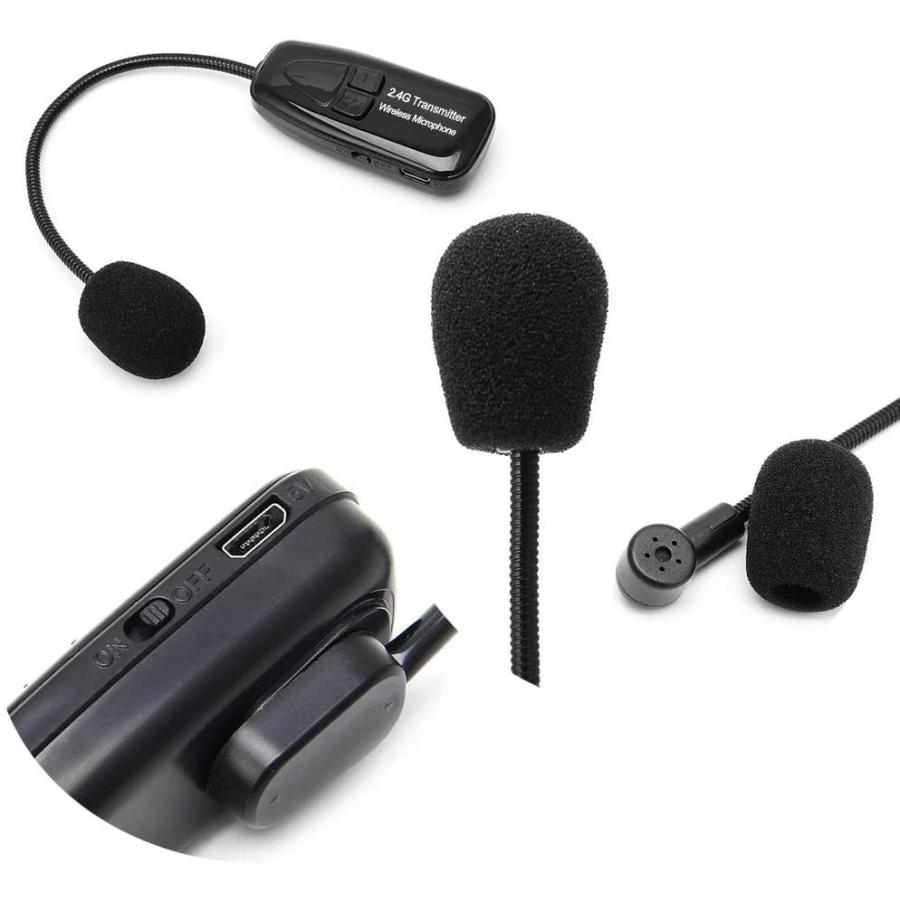 2.4G ワイヤレス マイク ヘッドセット ヘッドセットマイク 2.4G ワイヤレス マイク ヘッドセット ヘッドセットマイク