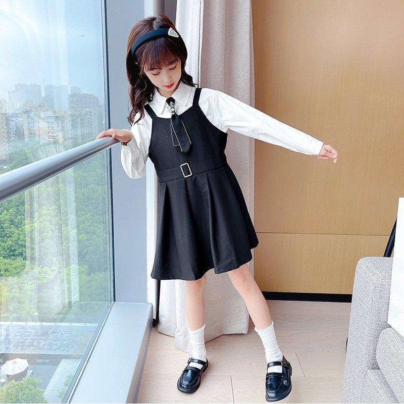 スーツ フォーマルスーツ 女の子 高校生 中学生 子供ドレス レデイース 2/3点セット JK 卒服 制服 ジャケット シャツ ワンピース 入学式｜otomesun｜04