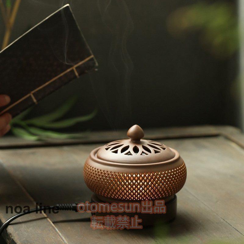 日本香堂 sizuro（しずろ） 電子香炉セット 茶 茶色 日本香堂 sizuro（しずろ） 電子香炉セット 茶色の通販 - お香専門店香源