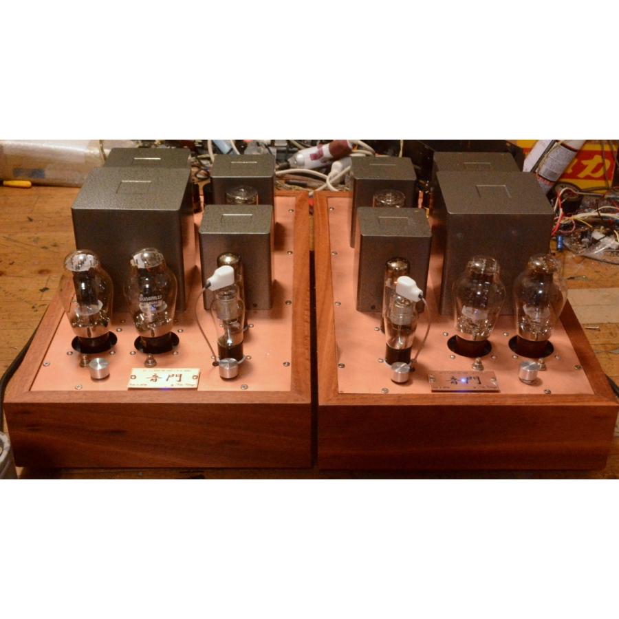 特注 美音シングルアンプ 300b オーディオ機器 パワーアンプ パラse真空管アンプモノブロックｘ2台 X 2 7s Nc f Nc f Me 225採用 300bpse 音門