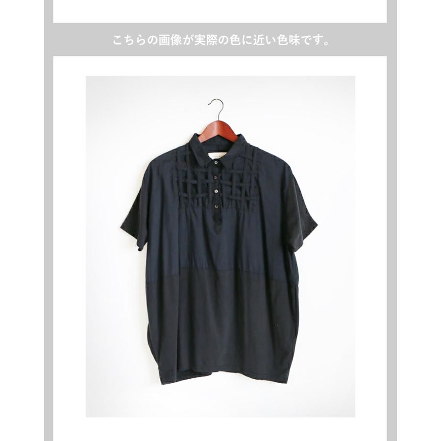 襟元に立体チェックシャツ OTONA 40代 50代 60代の画像
