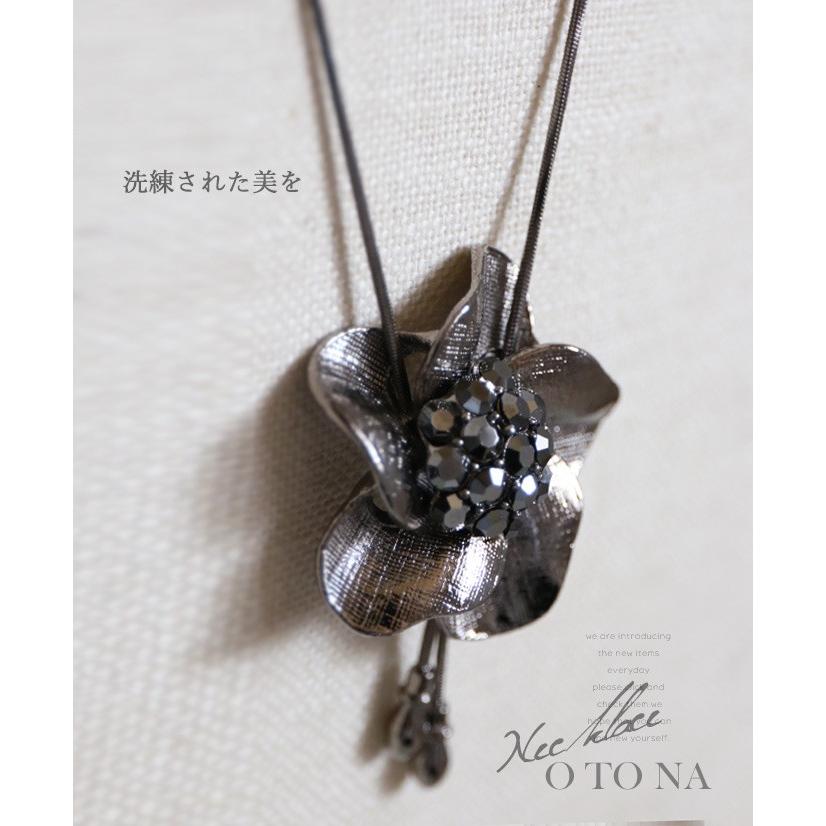 シルバー 繊細な造形美 ネックレス OTONA 40代 50代 60代｜otona-luxe｜12