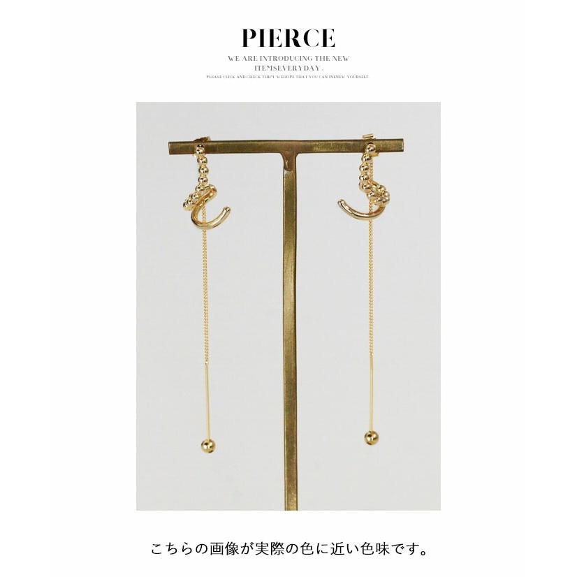 ピアス ロングピアス イヤーカフ ゴールド 気分で変えて自由に楽しむ フレキシブルピアス Otona 40代 50代 60代 Otona 通販 Paypayモール