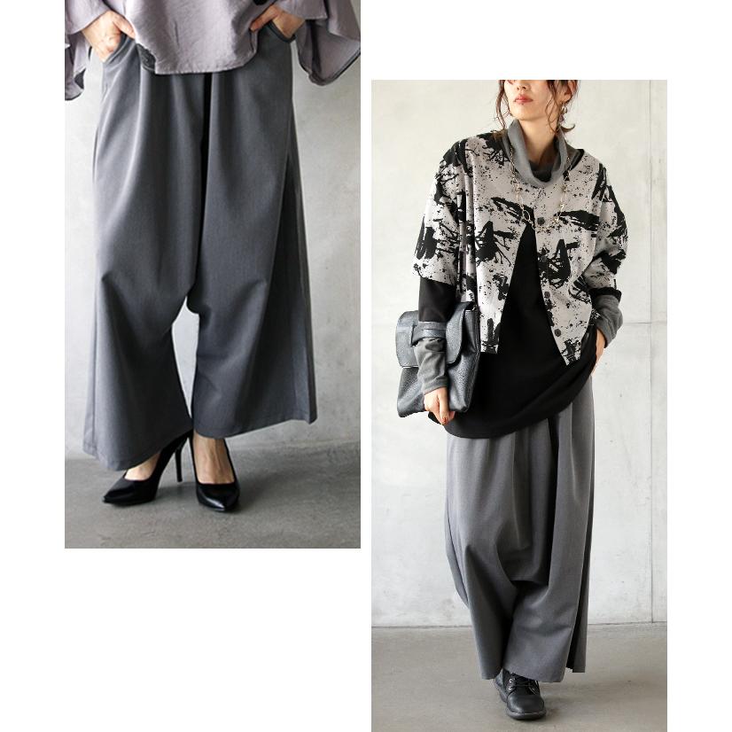 LGB サルエルパンツ ライトグレー　美品 GLIMCLAP(グリムクラップ)】Sarouel & jogger sweatpants サルエル