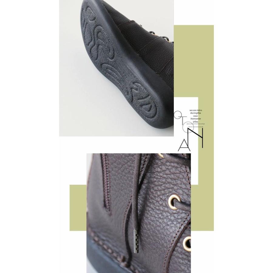 ブーツ レディース 靴 ダークブラウン 編み上げ 本革 オリジナル ディレクターが細部まで拘った素材 デザイン履きやすさ全て完璧 OTONA 40代 50代 60代｜otona-luxe｜18