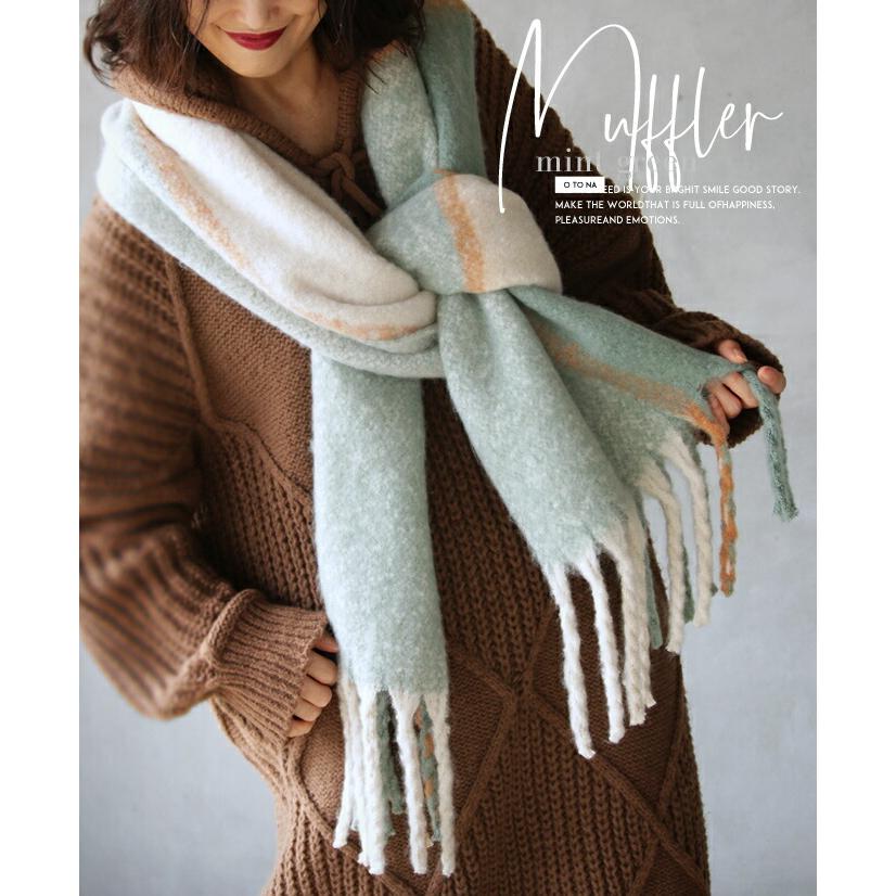 HERMES カシミヤ シルク ストール マフラー レディース ミントグリーン ショール 140 - レディス, スカーフ、ショール＆マフラー