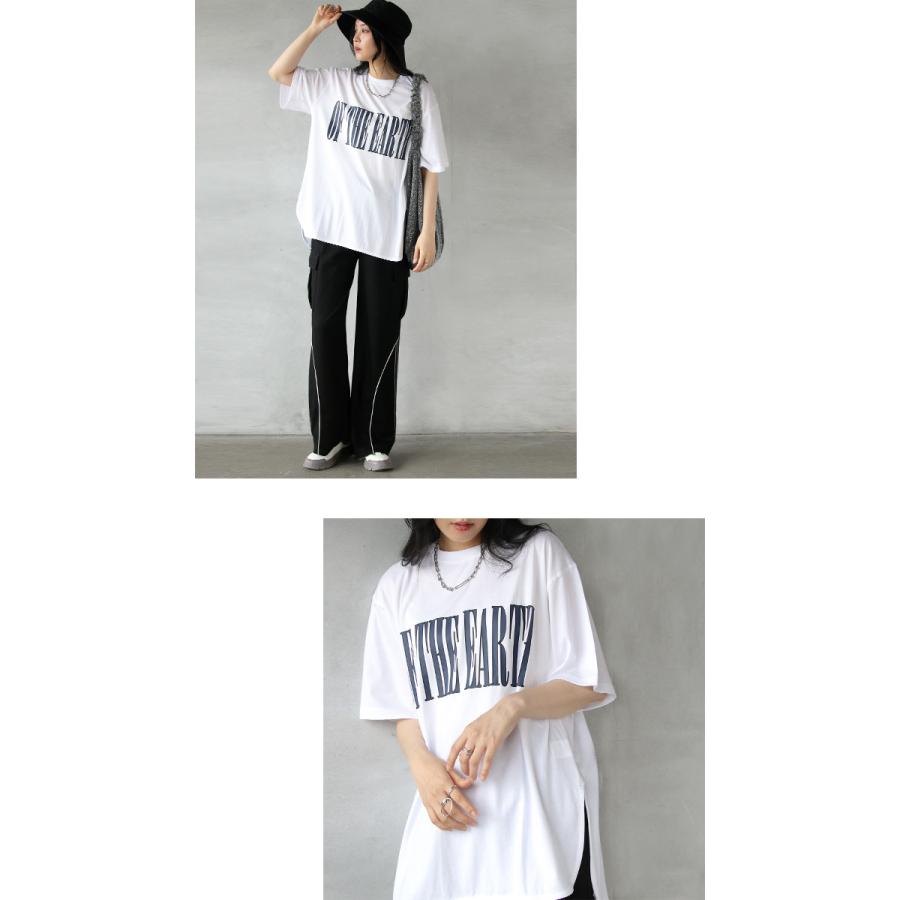 OTONA トップス Tシャツ レディース グリーン ホワイト 半袖 休日