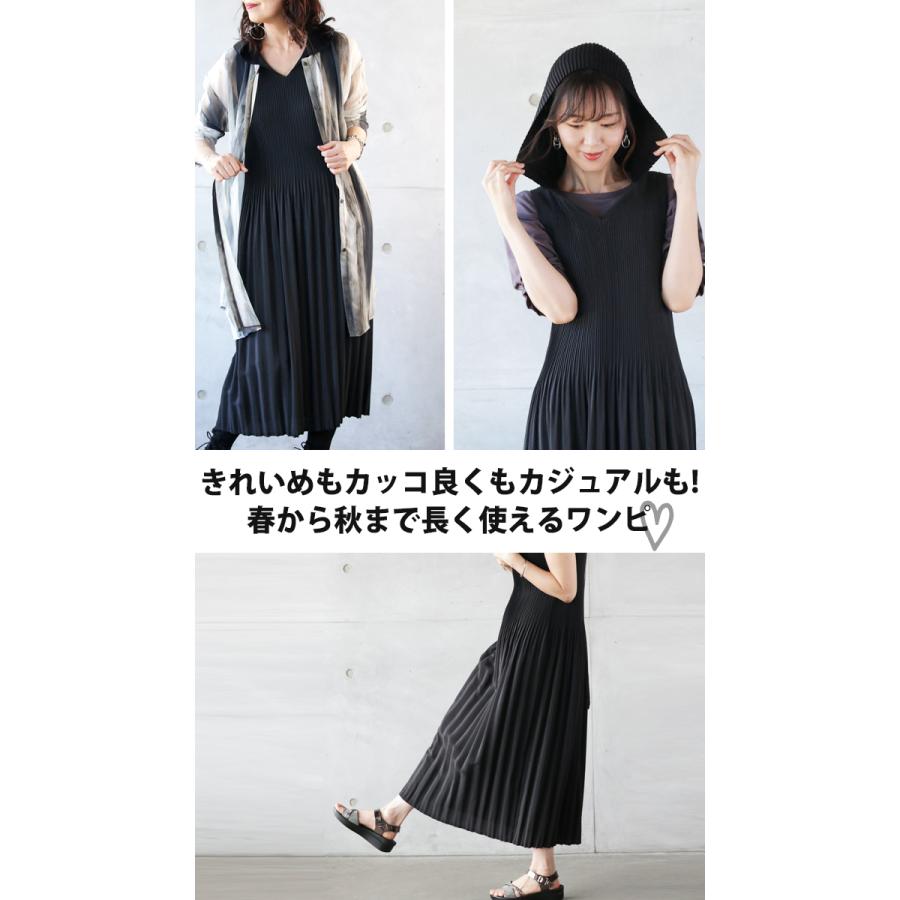 OTONA otonaオリジナル ワンピース レディース ブラック プリーツ