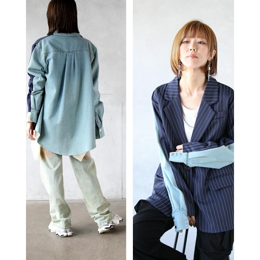 OTONA ジャケット アウター レディース ネイビー ブルー 長袖