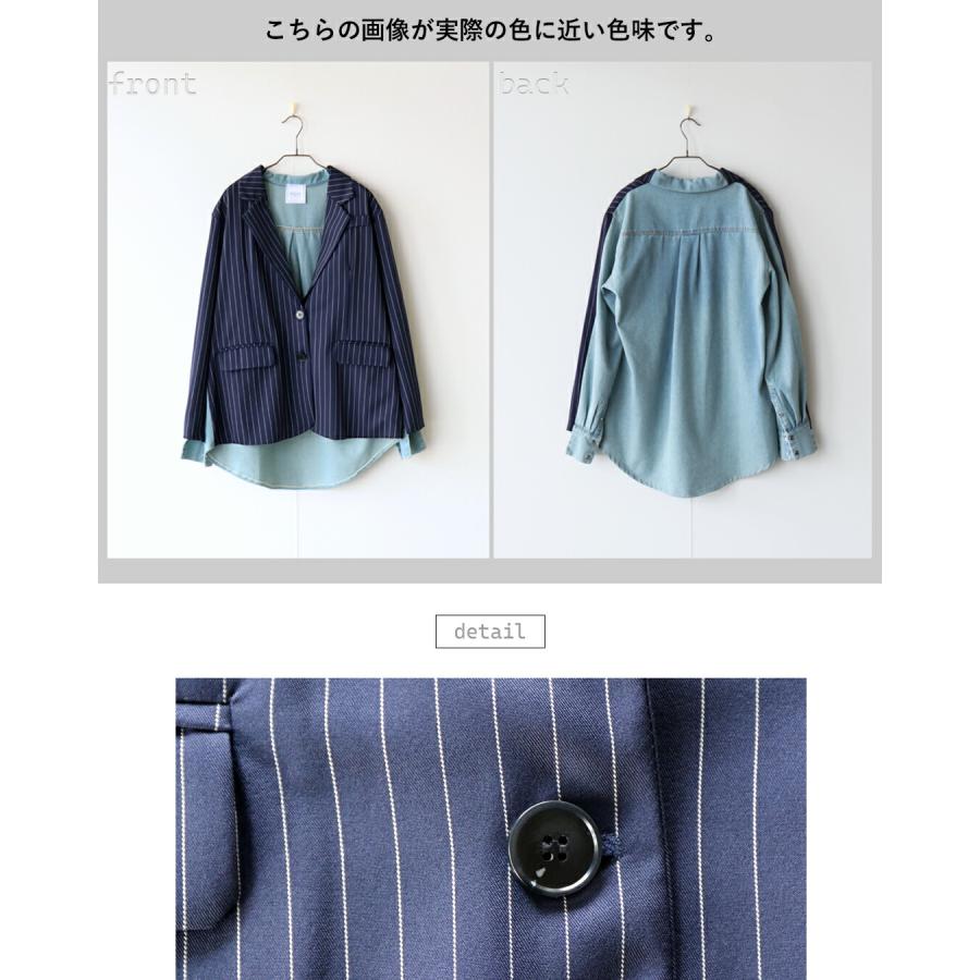 OTONA ジャケット アウター レディース ネイビー ブルー 長袖