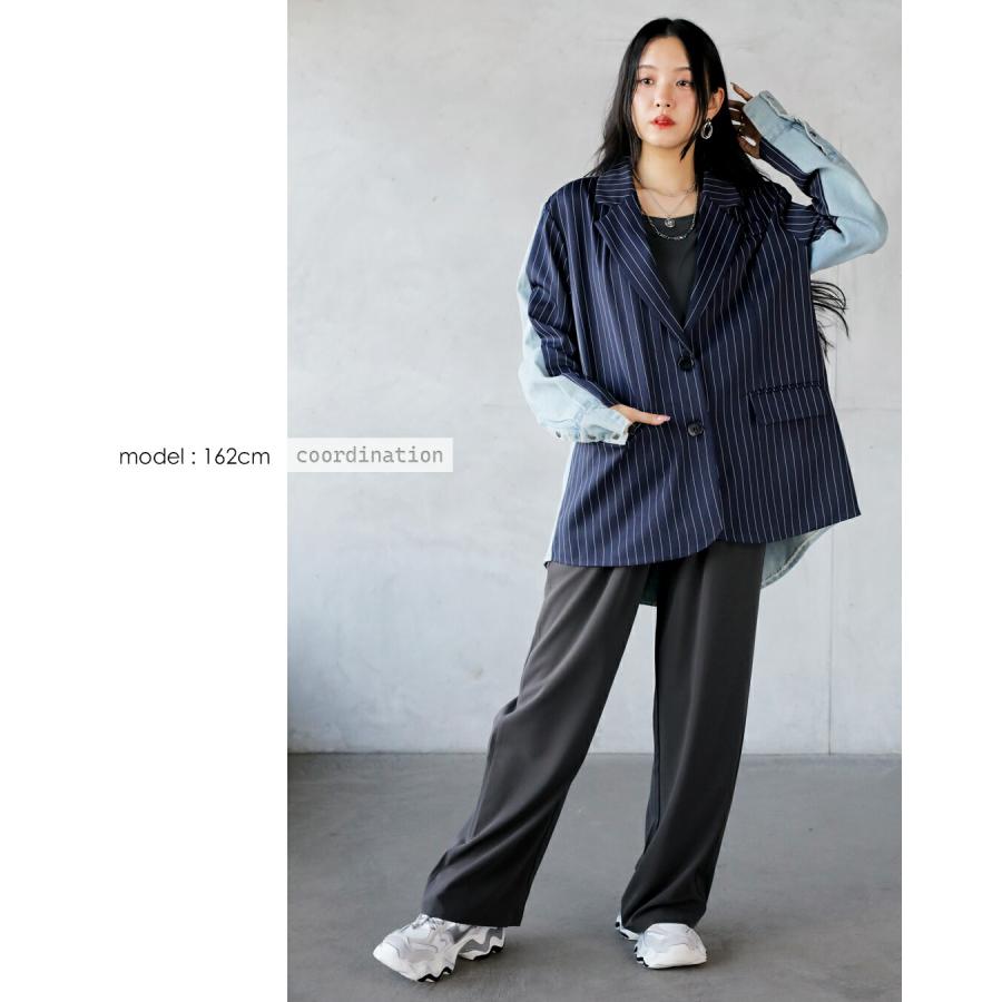 OTONA ジャケット アウター レディース ネイビー ブルー 長袖