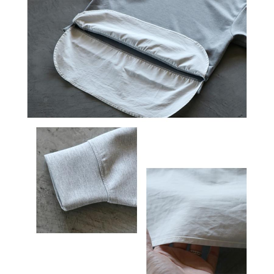 OTONA トップス ロングスカート レディース グレー スウェット