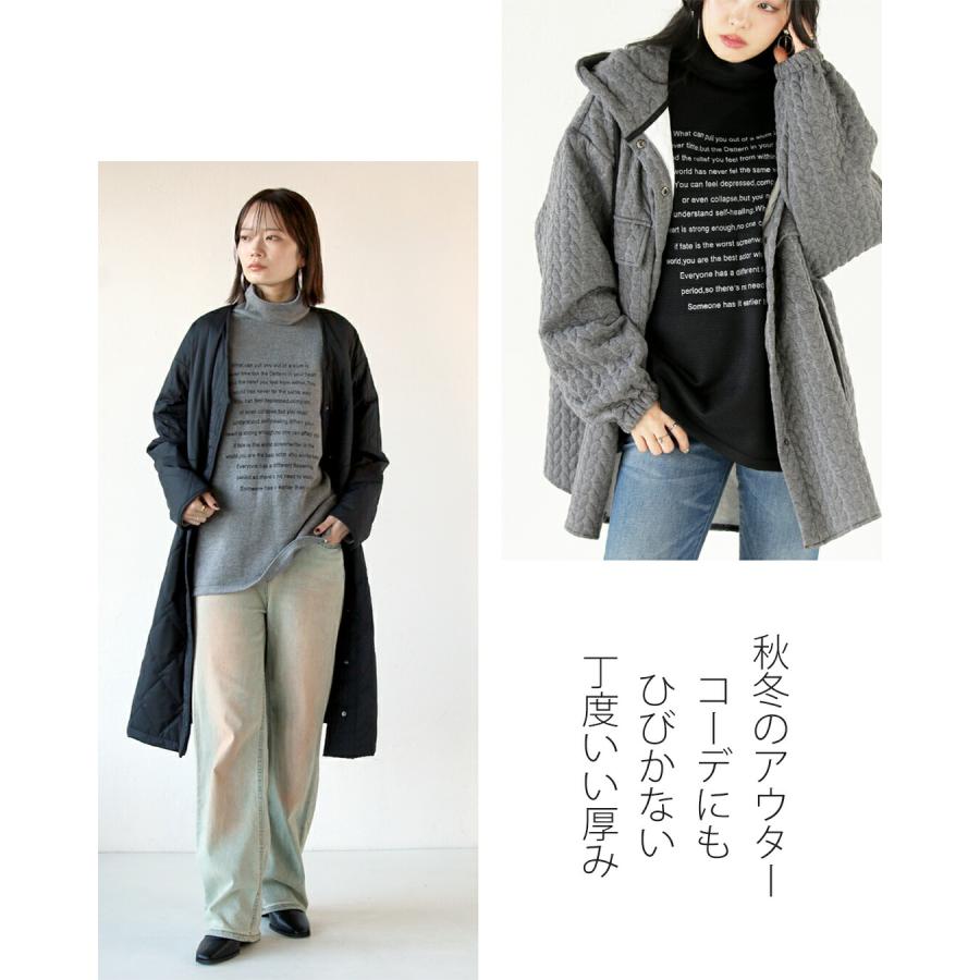 MARK & LONA ハイネックセーター グレー・ブラック OTONA トップス ニット レディース ブラック グレー ハイネック