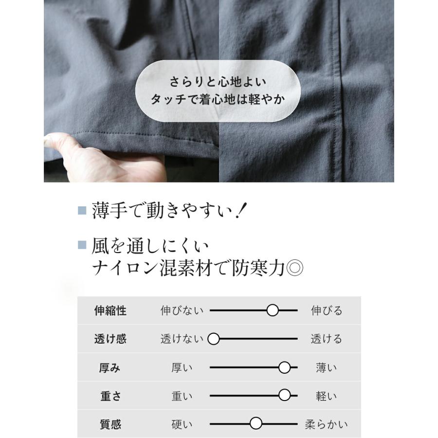 otonaオリジナル アウター ジャケット スポーティ×モード サイドラインを効かせた旬感アウター 薄手 秋グレー 軽アウター OTONA 40代 50代 60代_7