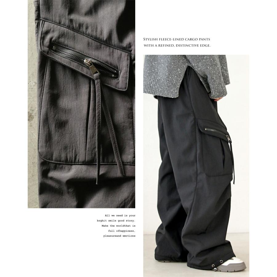 裏起毛 カーゴパンツ 裏ボア インナーパンツを穿かなくていい真冬でも頼れる“超暖カーゴ”パンツ ブラック 秋冬 OTONA 40代 50代 60代 | OTONA | 14