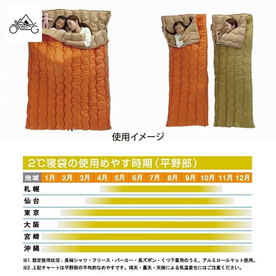 LOGOS（ロゴス） LOGOS 2in1・Wサイズ丸洗い寝袋・2 72600680 : OTONA