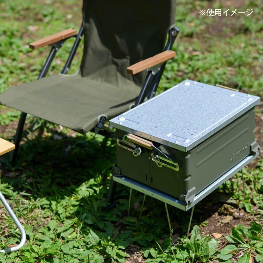 snow peak（スノーピーク） シェルフコンテナ 25 オリーブドラブ FES