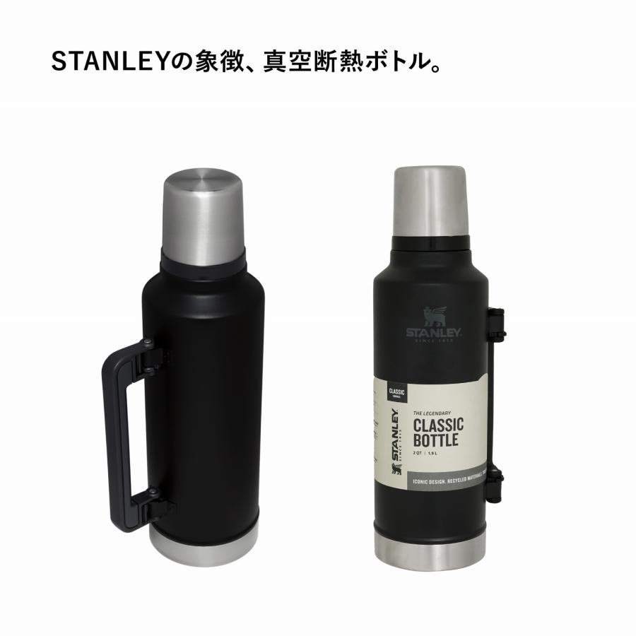 STANLEY クラシック真空ボトル1.9L マットブラック 11348-008 STANLEY クラシック真空ボトル1.9L マットブラック 11348-008