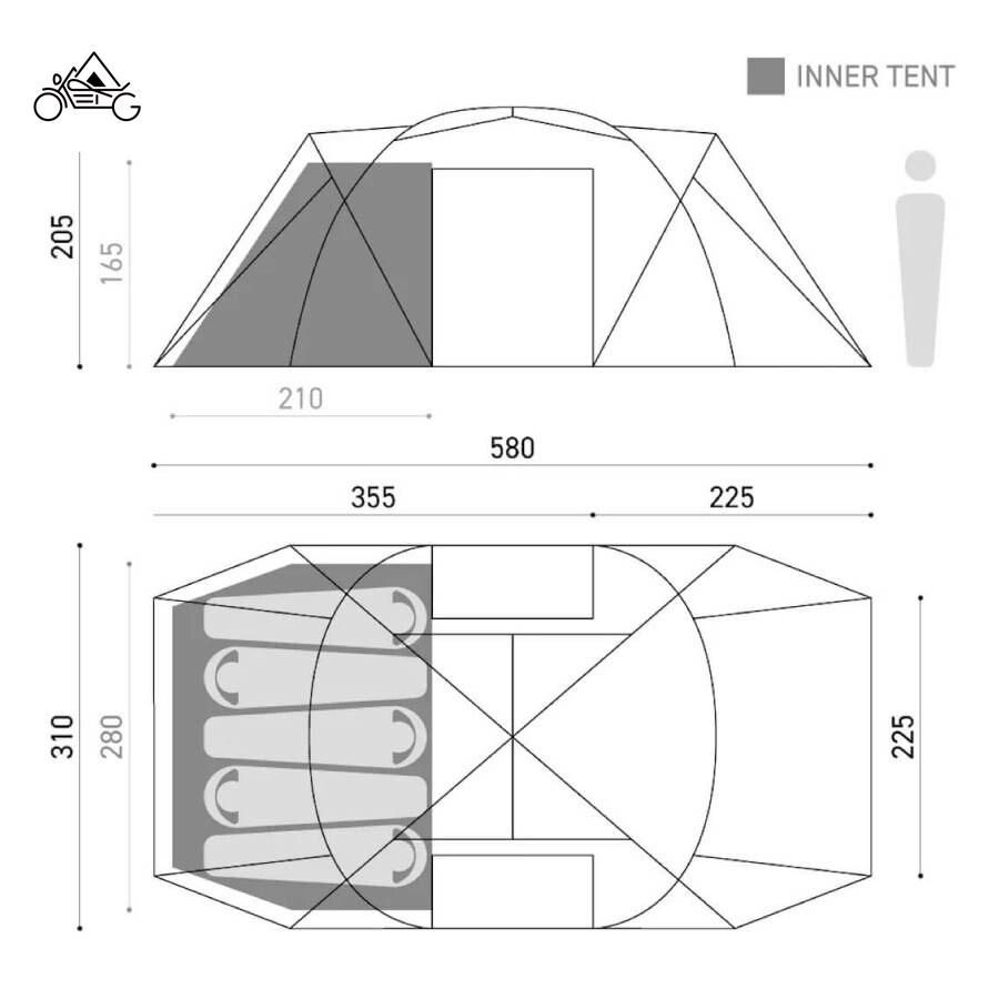 muraco ZIZ TENT SHELTER TE0050 ムラコ【セール価格品は返品・交換不可】｜otonagarage｜04