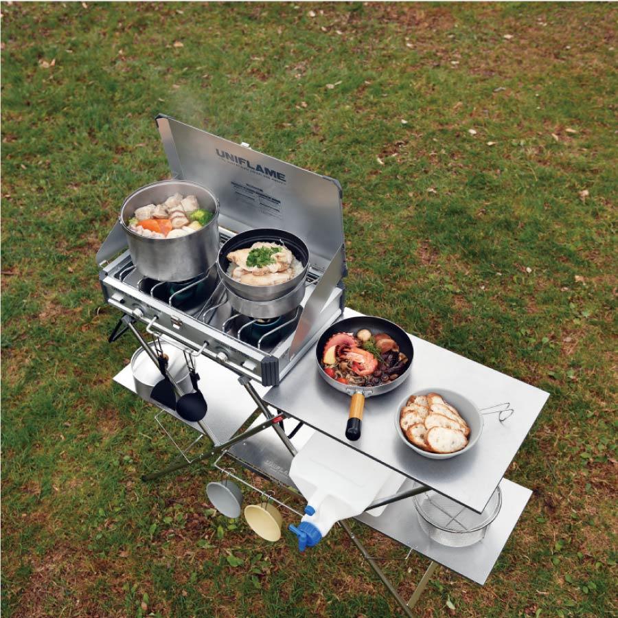 ユニフレーム 調理器具セット クラッドプラス 楽天市場】【ふるさと納税】 【UNIFLAME】fan5DX クラッドプラス